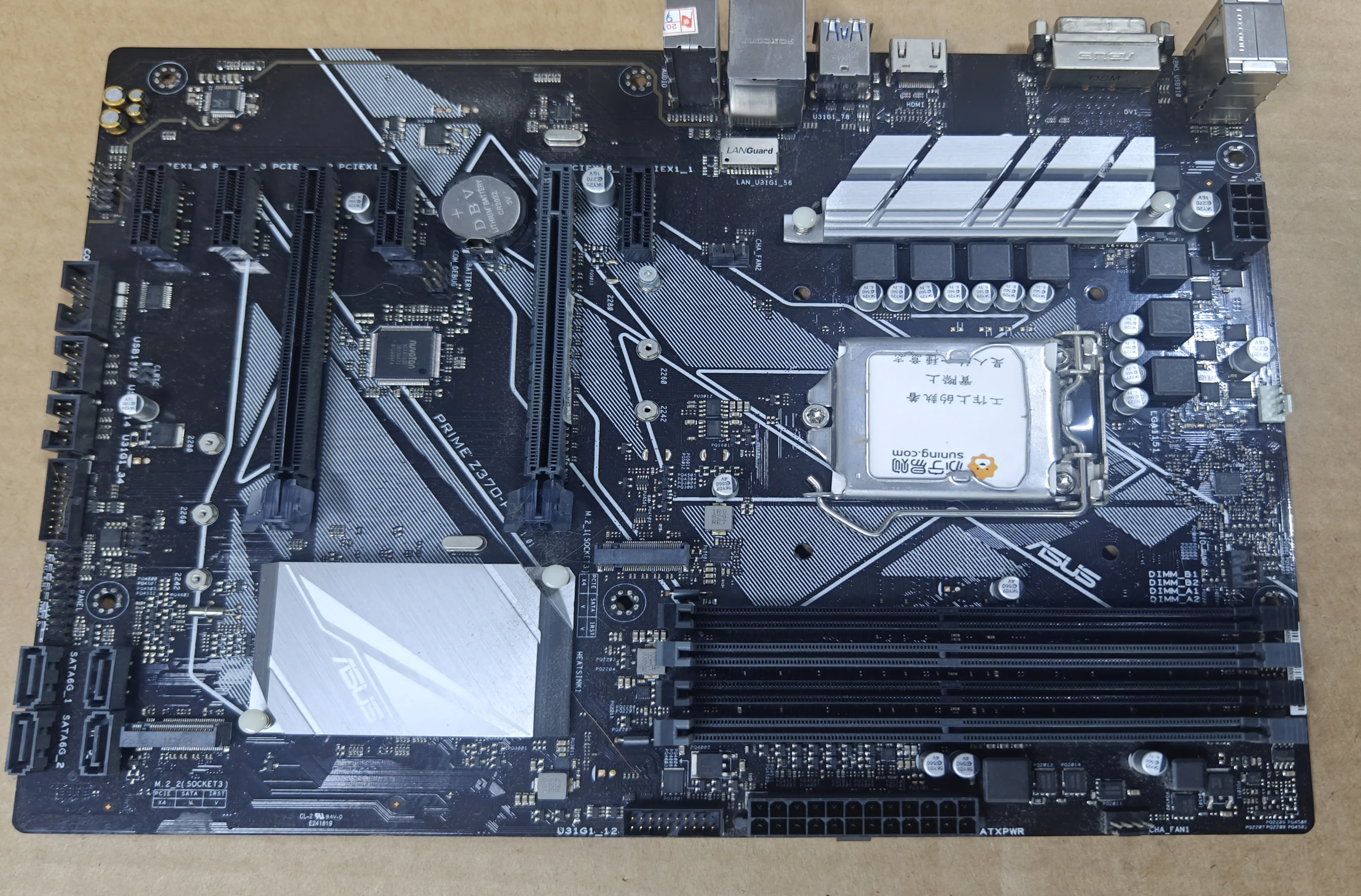 Asus-prime Z370-Pマザーボード,lga 1151,ddr4,64gb,intel z370