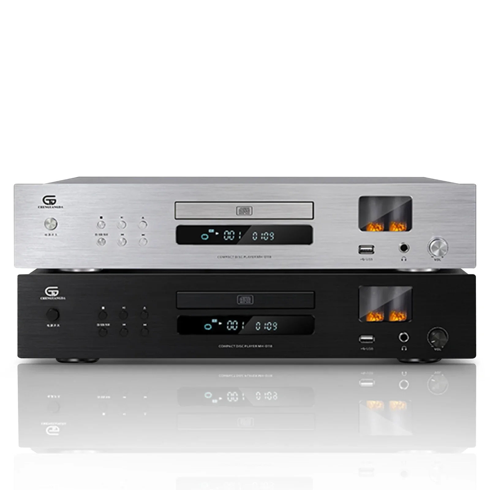 AMXEKR 하이파이 CD 플레이어, 고충실도 무손실 블루투스 플레이어, 순수 CD 플레이어, USB 재생 앰프 튜브