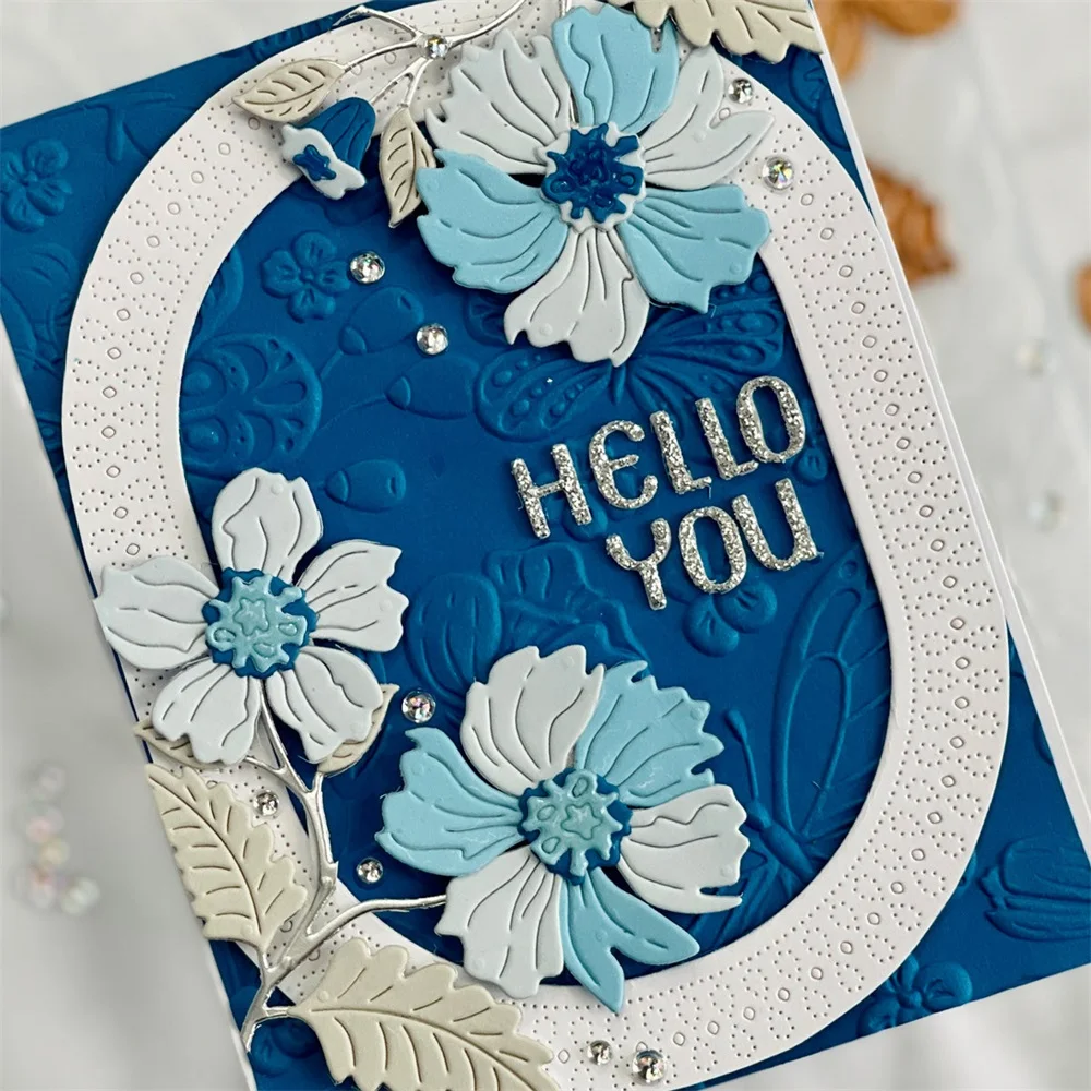 3D Embossing Folder Balloon Butterfly Flower Leave Border Grid Stencil for DIY Scrapbook Decor Adding Texture Paper Card plastic embossing folder embossing folder