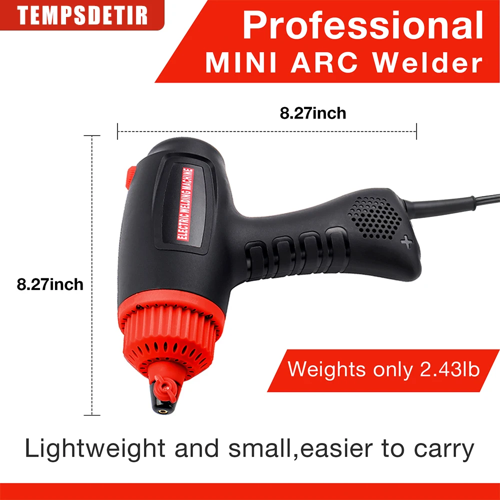 2500W Household Arc Welding Machine 110V/220V Portable Small Electric Welding Machine Automatic Digital Intelligent Welding Tool 2