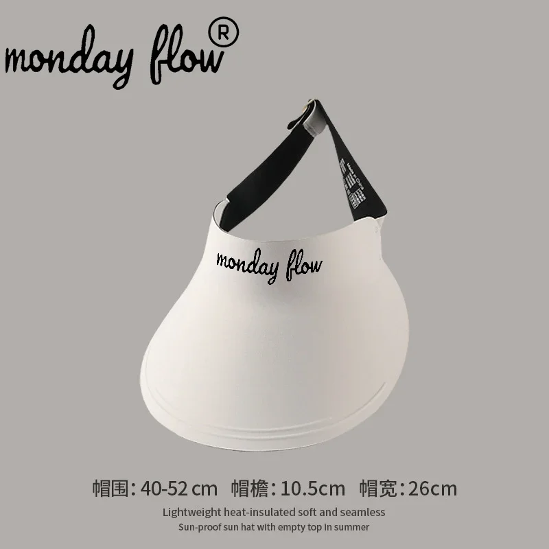 Monday Flow Women Golf Sun Hat Baseball Cap Empty Top Adjustable Hat for Golf Cycling Tennis Running Jogging and Other Sports