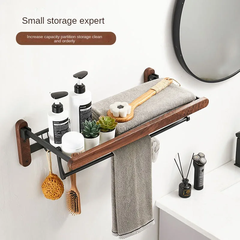 Вешалка для полотенец в ванную комнату с крючком