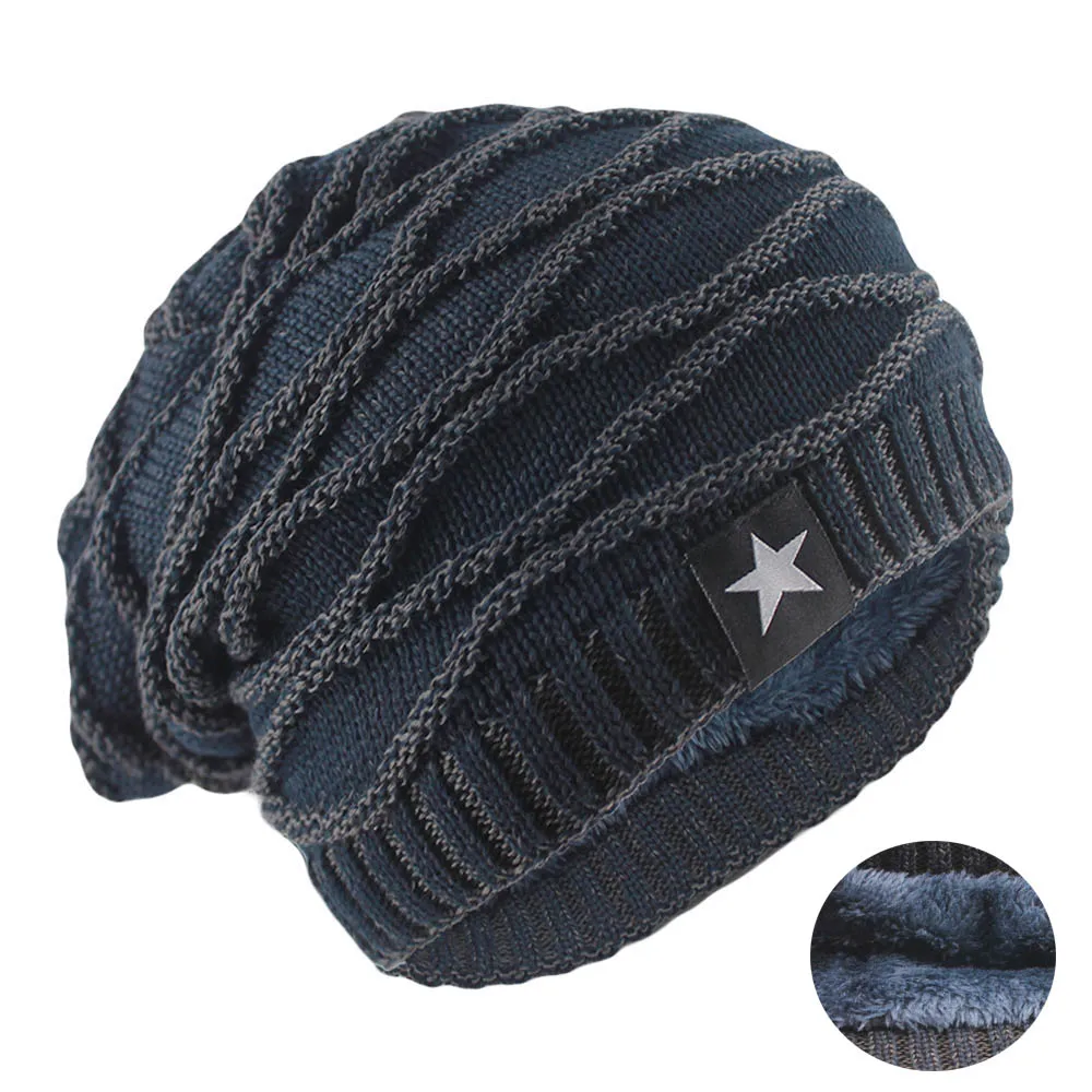 Neue Mode Erwachsene Männer Frauen Winter Skullies Beanies Warme Casual Outdoor Stricken Hut Dicken Sport Weichen Bequemen Unisex Motorhaube – Detail 6