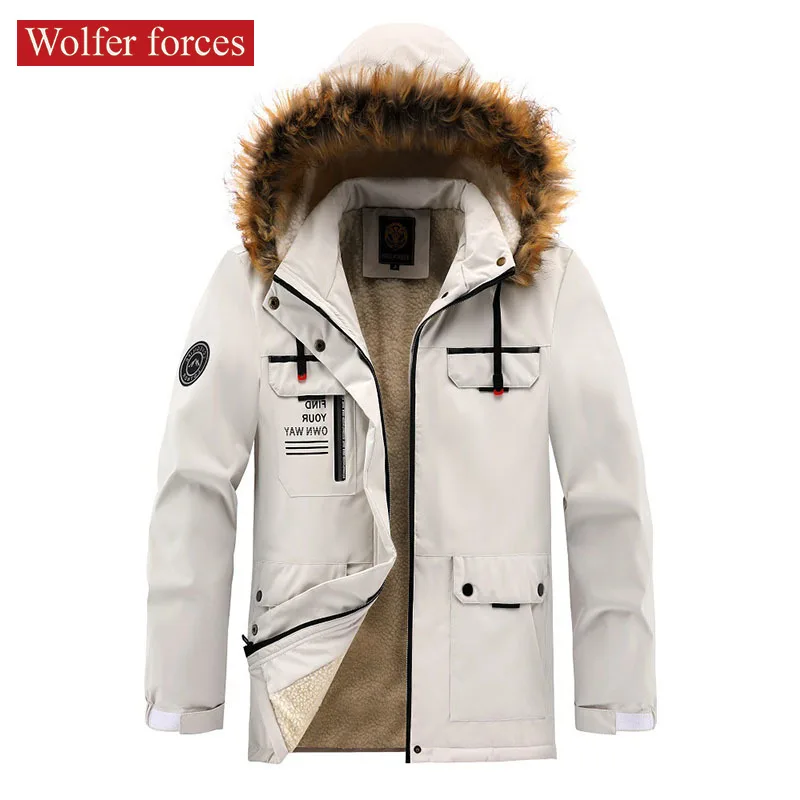 Jackets & Coats Winter Jacket Parkas Hunting Clothes Military Jacket Men Camping Heavy Mountaineering Sports Cardigan Retro