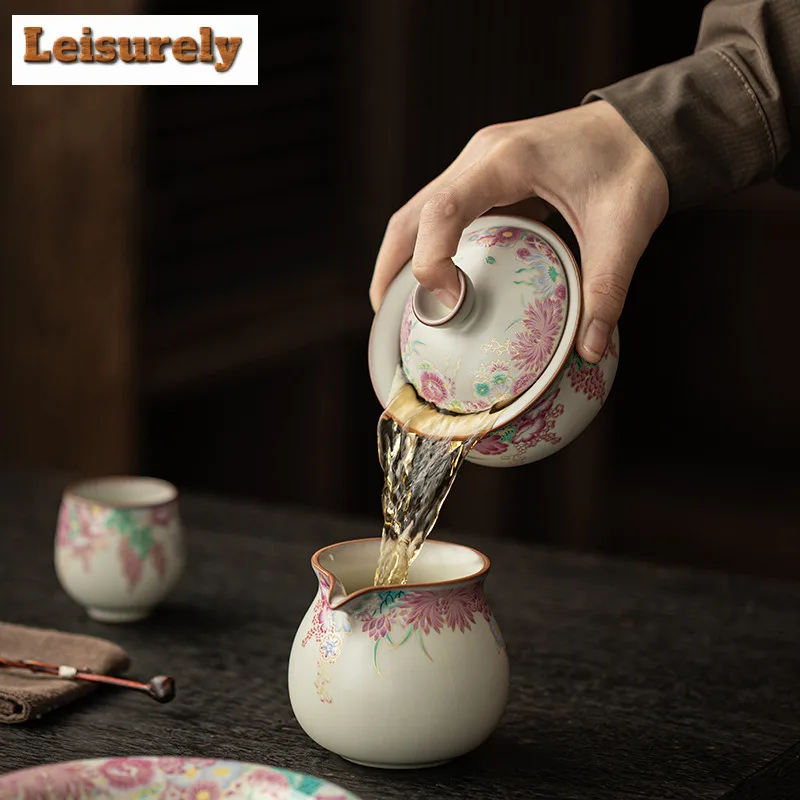 170ml Pork Fat Jelly Little Garden Gaiwan Handmade Tea Tureen Tea Bowl With Lid Kit Tea Making Cover Bowl Tea Items Decoration