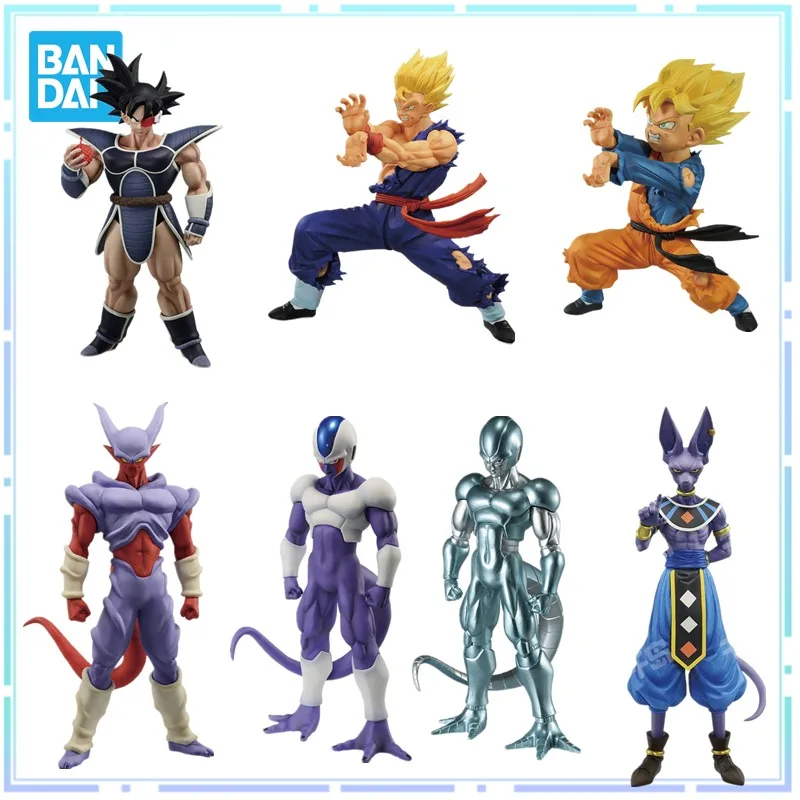 Bandai Original Ichiban Kuji Anime Dragon Ball Super Saiya Broly Beerus Cooler Turles Gohan Figure Action Model Giocattoli Da Collezione