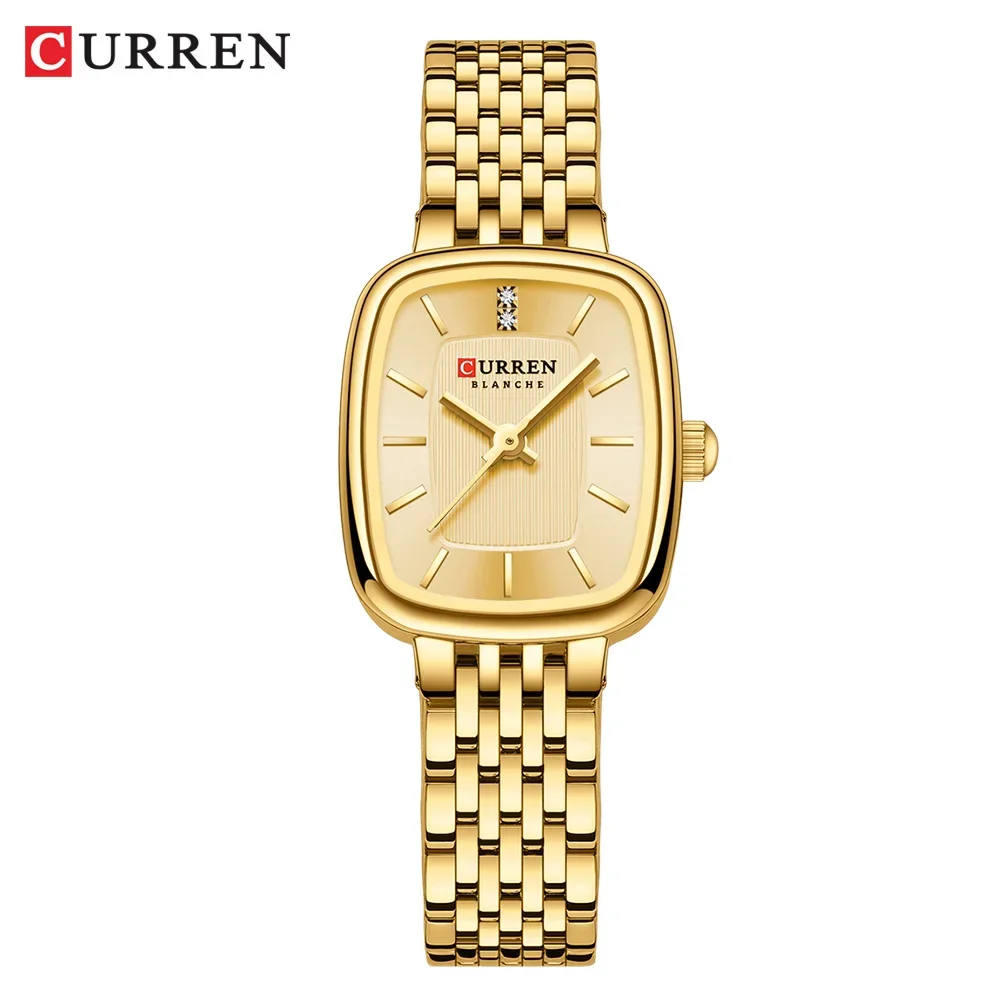 Fashion Dress Watches For Ladies Simple Quartz Stainless Steel Bracelet Wristwatch_voghion.com