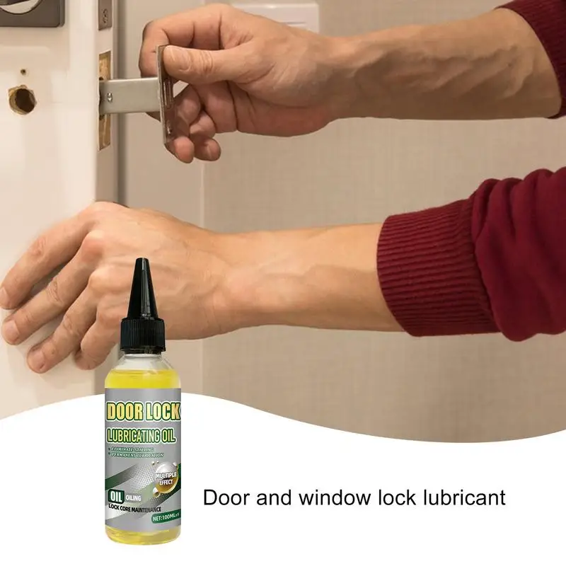 

100ml Lock Lubricant Door Hinge Oil Lubricant For Doors Tools Reduces Friction Protects Against Rust Prevents Lock Freezing