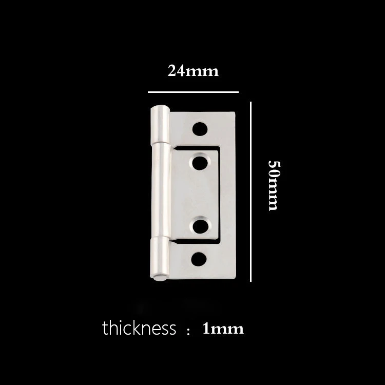 

New Chinese Thin Style 51 * 24mm Five-color Iron Hinge for Mother and Son, Packaging Box, Hardware Accessories, Small Hinge