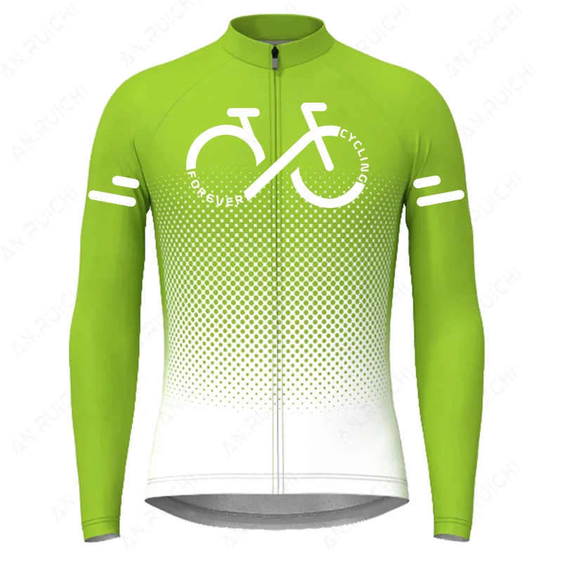 thumbnail image 1 of Camiseta de ciclismo de manga larga para hombre, de la serie Gradient Color, de verano 2023, para ciclismo de montaña, de secado rápido, para ciclismo de carretera, 1 of 4