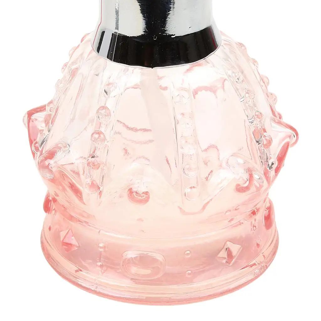 Vintage Glass Perfume Bottle with Pink Long Tassel Ladies Gift