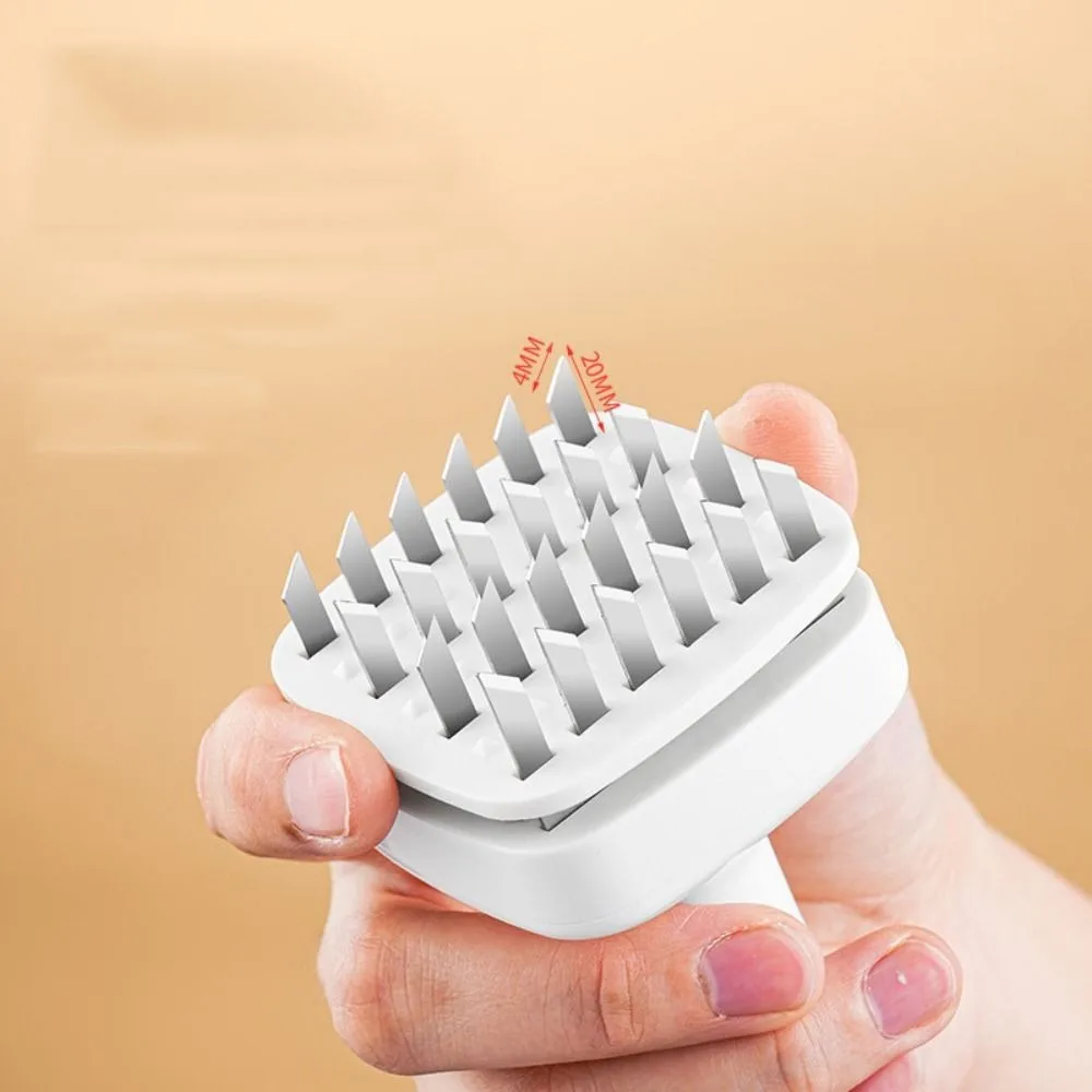 Automatic Rebound Meat Tenderizer Needle 24 Steel Needles Stainless Steel Needle Point Meat Tenderizer Hammer Square Bottom meat tenderizer meat hammer