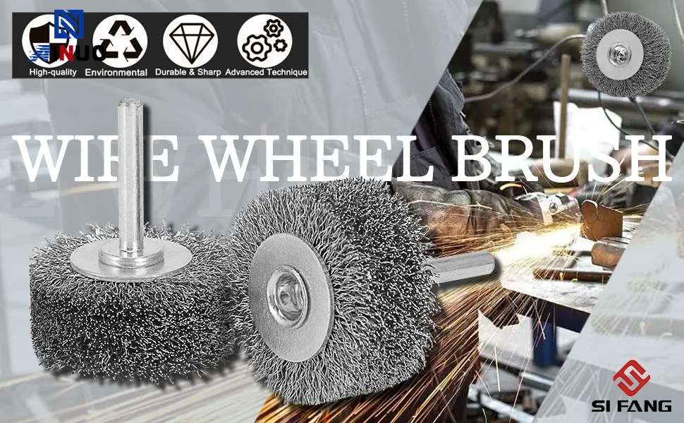 Description Picture 3 of item50mm 2" Wire Brushes Wheel Stainless Steel Remove Rust Brushes Cleaning Polishing Tool 1/4” Shank for Wood