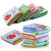 0-12Monthes Baby Cloth Book Fruits Animals Cognize Puzzle Book Infant Kids Early Learning Educational Fabric Books Toys игрушк 2