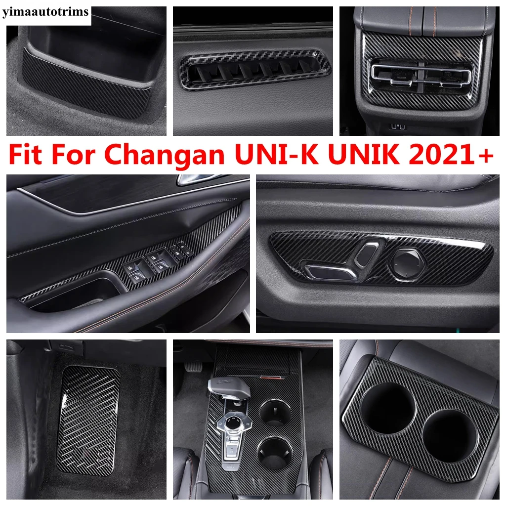 

Seat Adjust Panel / Glove Box / Gear Shift / Water Cup / Head Light Cover Trim Accessories For Changan UNI-K UNIK 2021 - 2023