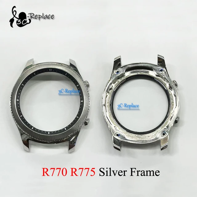 For Samsung Watch Gear S3 Frontier R760 R765 / Classic R770 R775 Front  Frame Housing Chassis Plate LCD Display Bezel Faceplate