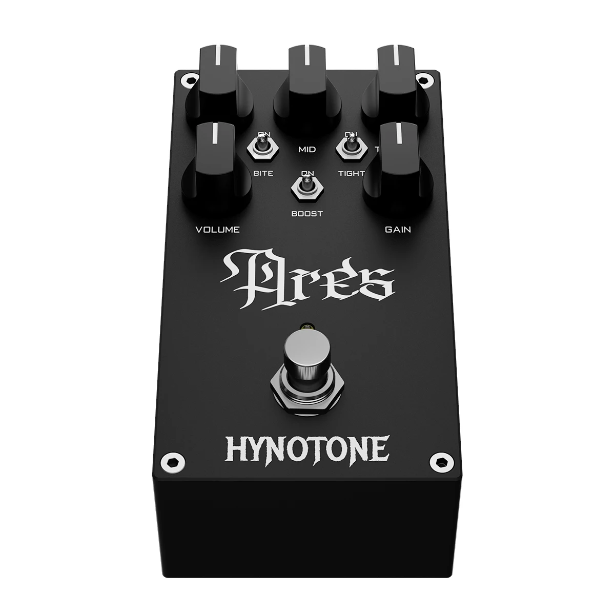 TOPPING ARES Distortion Preamp Pedal 5-Stage JFET Circuit 3-Band EQ Boost for Aggressive Tone Ideal for 7-String Guitars