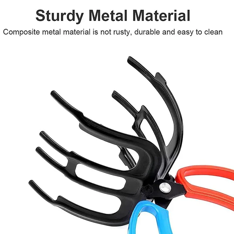 Fishing Pliers Control Clamp,Fishing Gripper Clamp Grabber Plier Tongs Scissors Fishing Pliers Fishing Hook Remover Tool