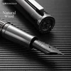 LT Hongdian 1866 wooden Fountain Pen Natural Handmade Pen EF/F Writing Ink Pen For Gift 4
