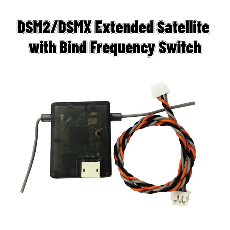 

DSM2 DSMX Extended Satellite for JR Spektrum DX7s DX8 DX9 Dx18 Transmitter AR8000 AR6200 AR6210 AR500 2.4GHz 8CH Receiver