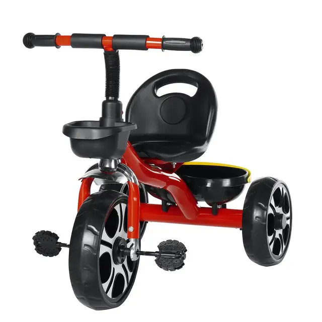 Kids Tricycle 3 Wheel Pedal Bike with Storage Bin for Aged 1-6 Years Old Baby Bicycle Fit Indoor & Outdoor 5