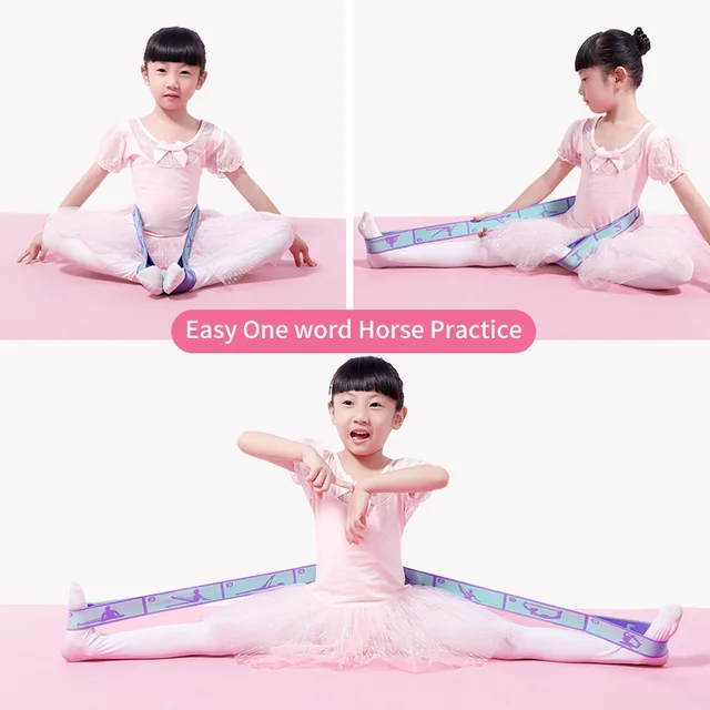 8/9 Loops Children Upgrade Pattern Guide Digital Resistance Elastic Band for Dance, Gymnastics, Ballet rubber band for training 2