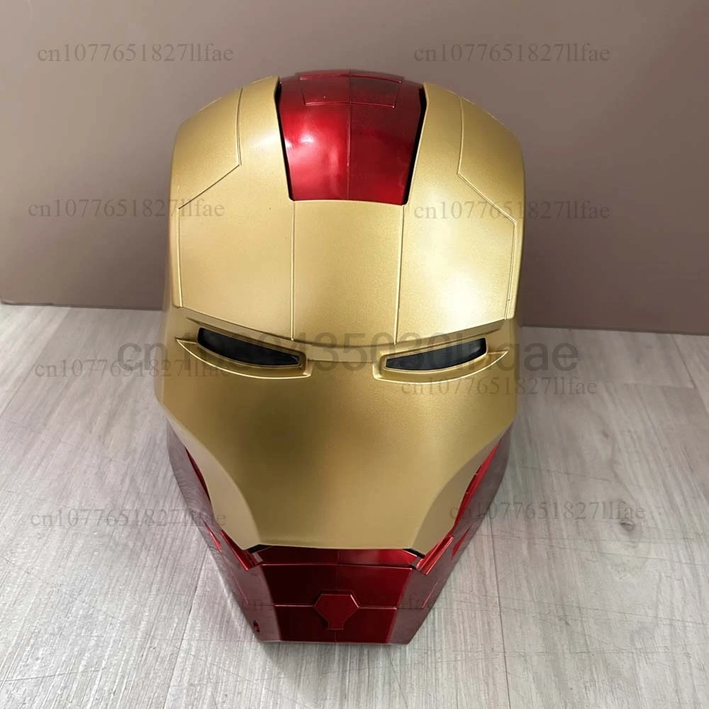 Hot Iron Man Helmet Cosplay 1:1 Light Led Wearable Mask Gloves Glowing Eyes Adult Child PVC Action Figure Toys Christmas Present