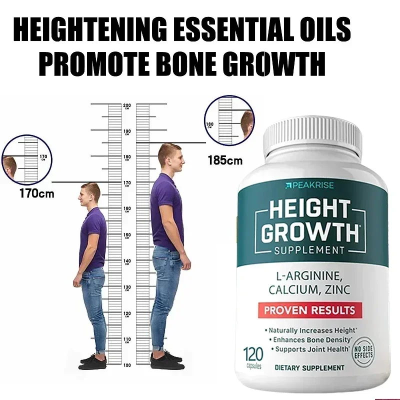 Calcium + Vitamins-Bone Growth Supplement Supports Joint Health Increase Height Improve Bone Density Improve Osteoporosis