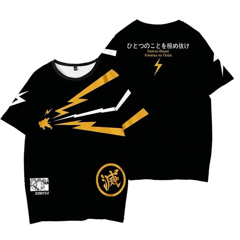 Demon slayer kisatsutai anime 3d t-shirt cosplay costume men women t-shirts tops o-neck short sleeve harajuku t-shirt