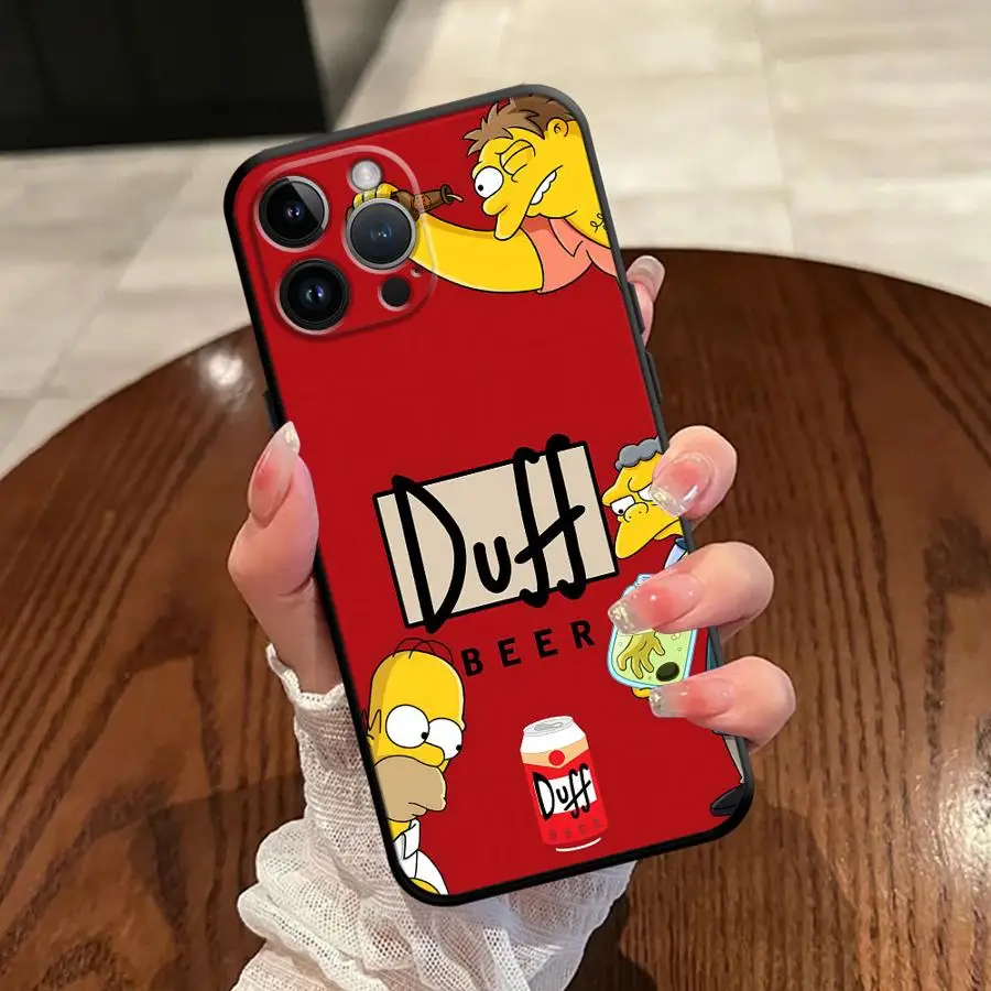 Cartoon Simpson Soft Back Phone Cover