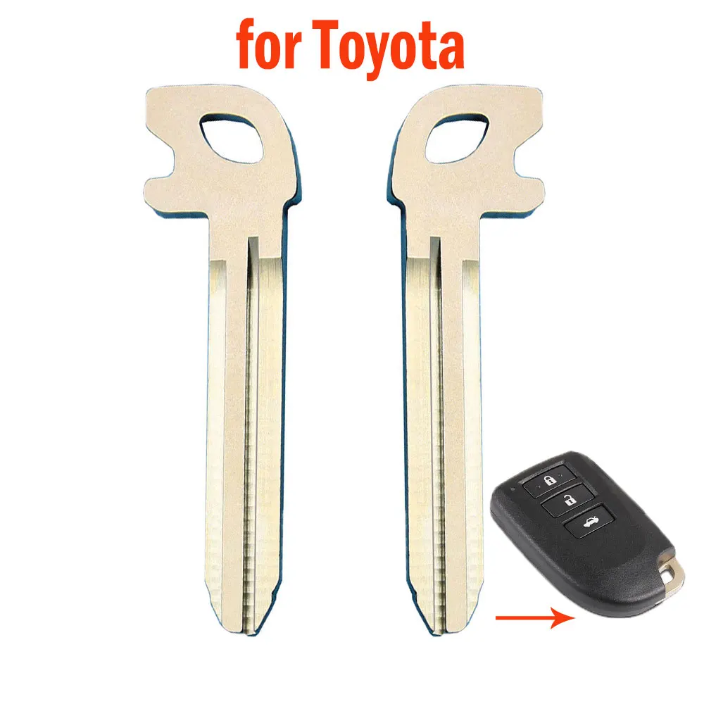 

10 шт., металлические запасные ключи для Toyota Verso Vios