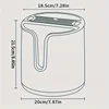 Light Luxury 360 Degree Rotating Knife Holder Kitchen Storage Tool Storage Rack Chopsticks Spoon Storage Rack 6
