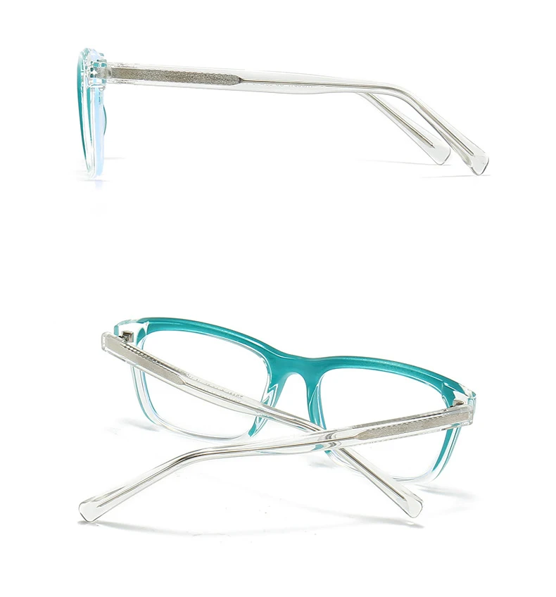R56841 transparenter Rahmen Lesebrillen Frauen Retro bunte Brille Männer ovale presbyopische Brille diopt risch 0.5 ~ 3,5 – Detail 8