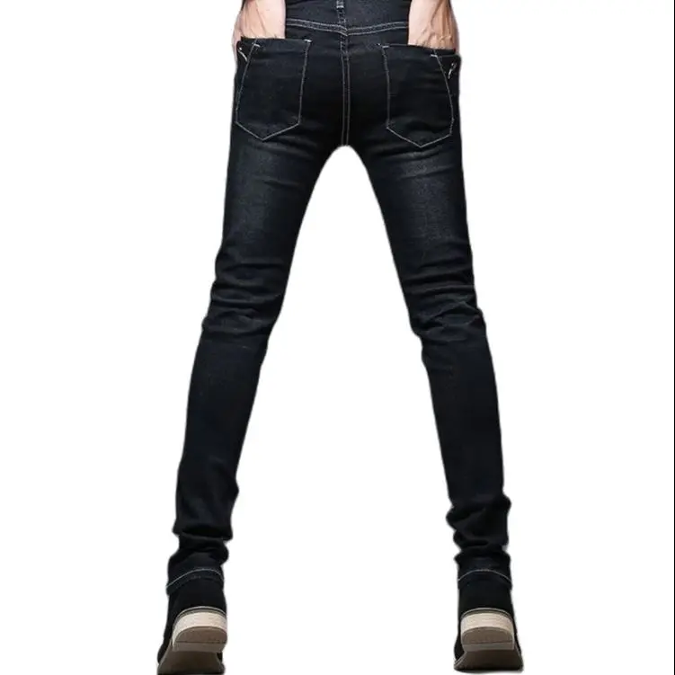 Batmo men Fashion Elasticity Comfortable Slim Cotton Jeans 27-36 men jeans mens jeans jeans trousers denim trousers elastic jeans mens casual trousers