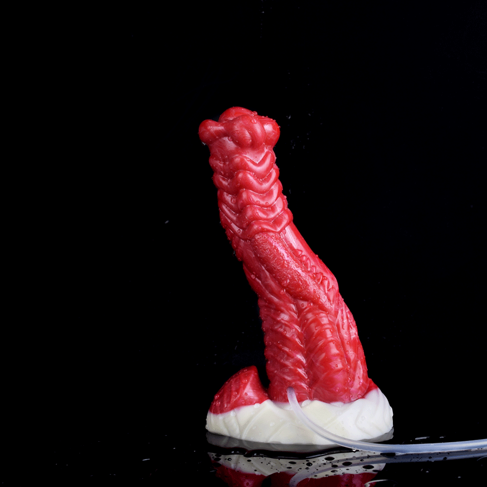 NNSX Big Animal Dildos Hellfire Color Horse med dubbelhövdad fitta och anus Dual-use G Spot Stimulate Sex T_voghion.com