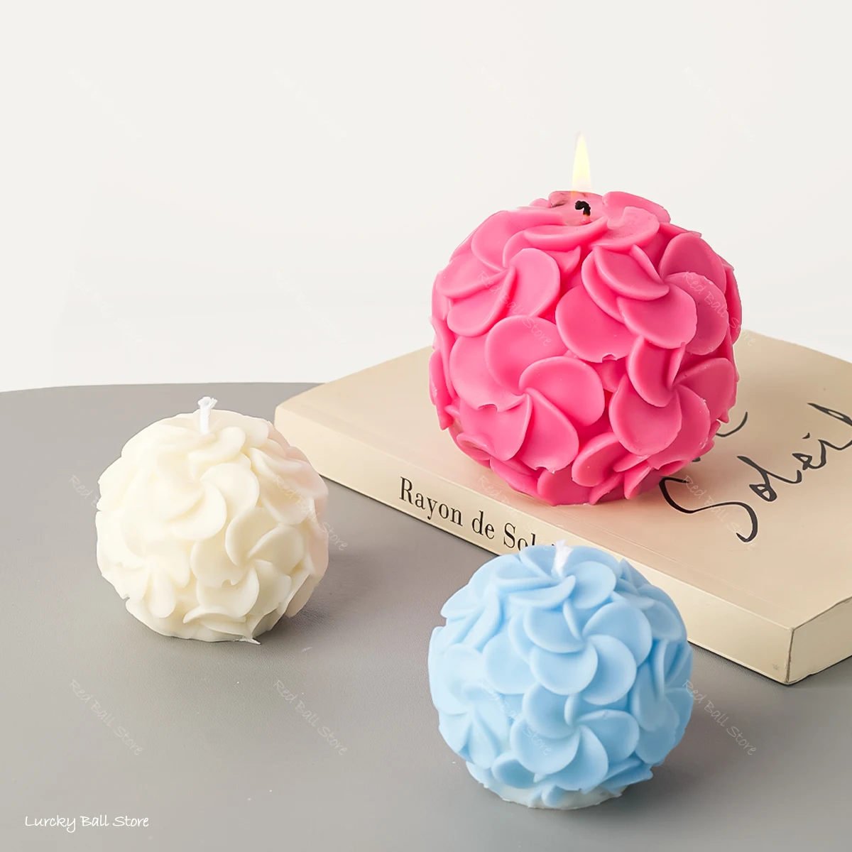 Molde Silicona Para Velas - 5 Piezas Cilíndricas - Para Hacer Velas, Jabón, Manualidades DIY