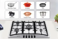 Advanced Technology Combi Stove Made in China 4 Gas 1 Electric 5 Burners Kitchen Electric Gas Hob Cooker Gas Stove Cooktops 2