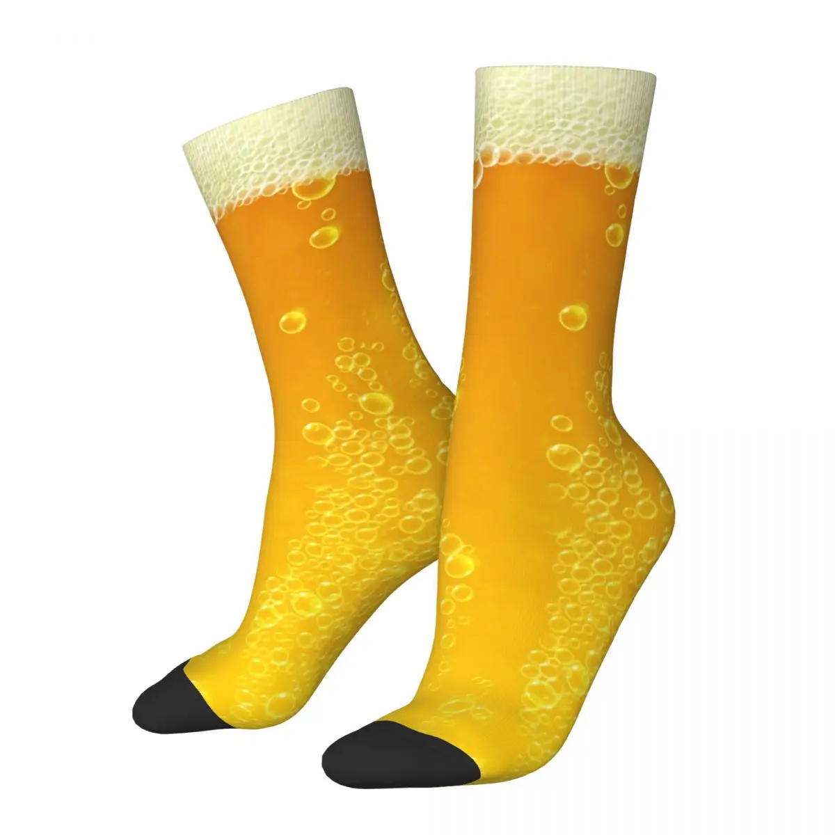 

Funny Beer Texture Unisex Bonnet Winter Windproof Happy Socks street style Crazy Socks