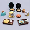 DIY Dollhouse Bear Biscuits 1/12 Miniature Furniture Toaster Oven Mixer Electronic Scale Model Set Kitchen Toys For Girl Gift 1