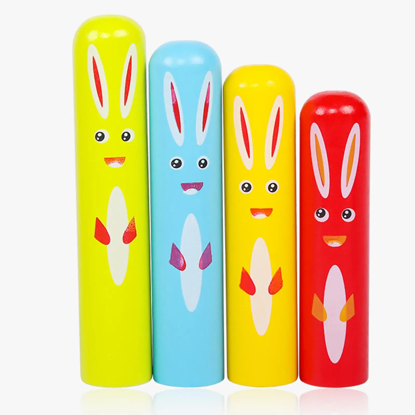 Traditional Baby Wooden Up Party Favor Colorful Spring Toy