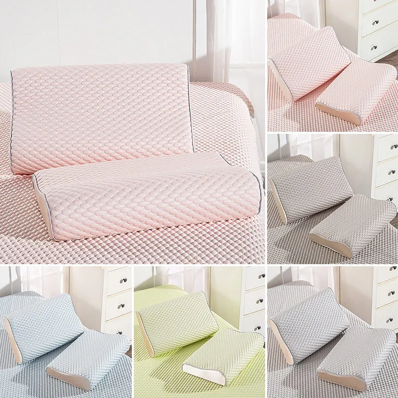 

Summer Cool Feeling Pillow Cases Memory Foam Sleeping Pillowcase Cushion Cover