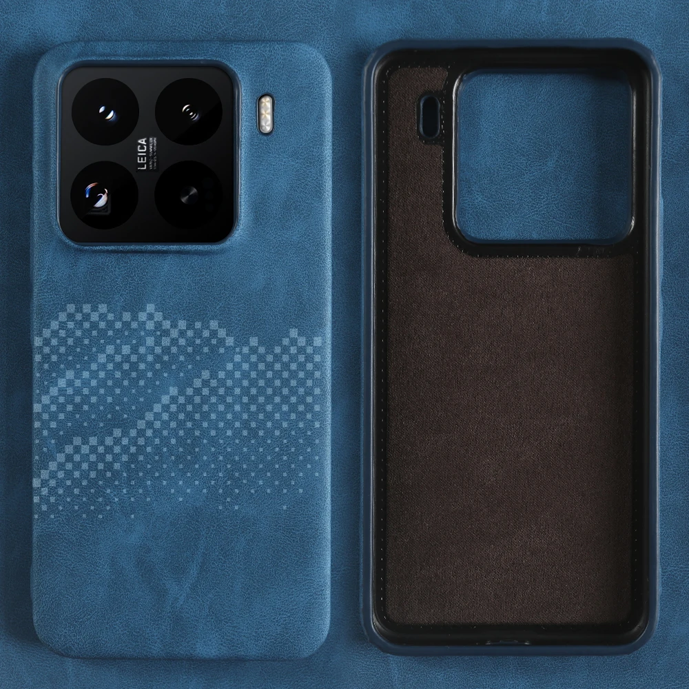 Leather Shockproof Bumper Case - Premium Protective Cover