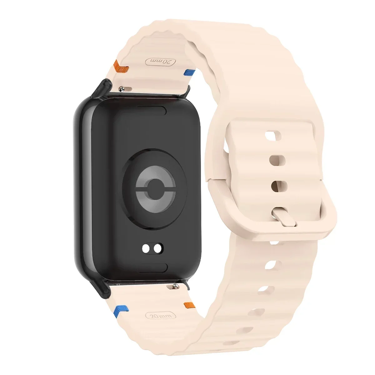 Wave Pattern Silicone Sports Strap | Replacement Wristband