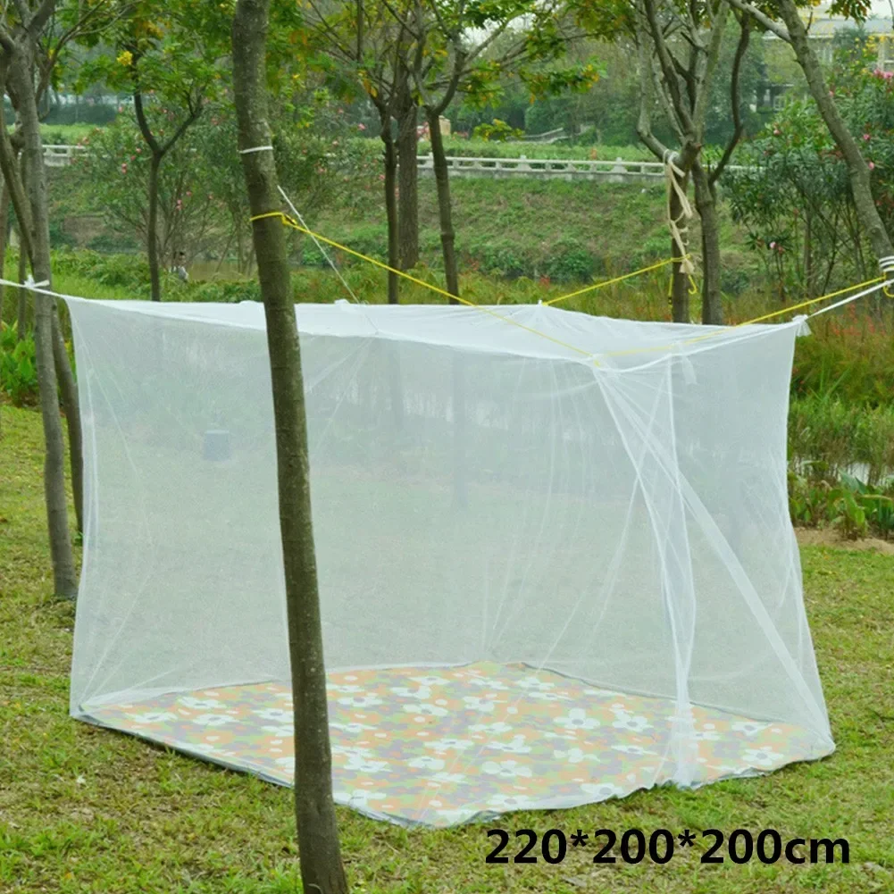AEIMIAIDE Extra Large Mosquito Net For Camping - Portable Bug Protection Tent For Outdoor Adventures (200x200x180cm)