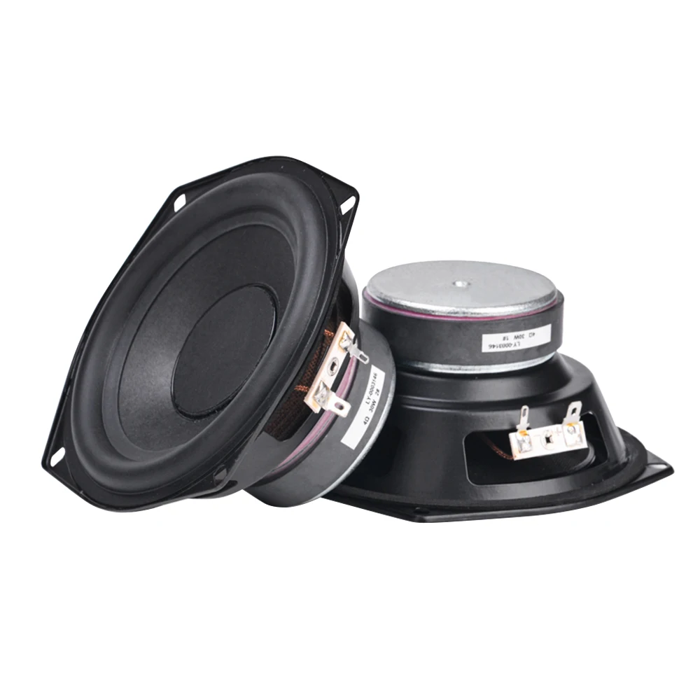 1Pcs 5.25 Inch Subwoofer Speaker 4 Ohm 30W Rubber Side Woofer Super Bass Speaker For Bookshelf Speakers audio speakers