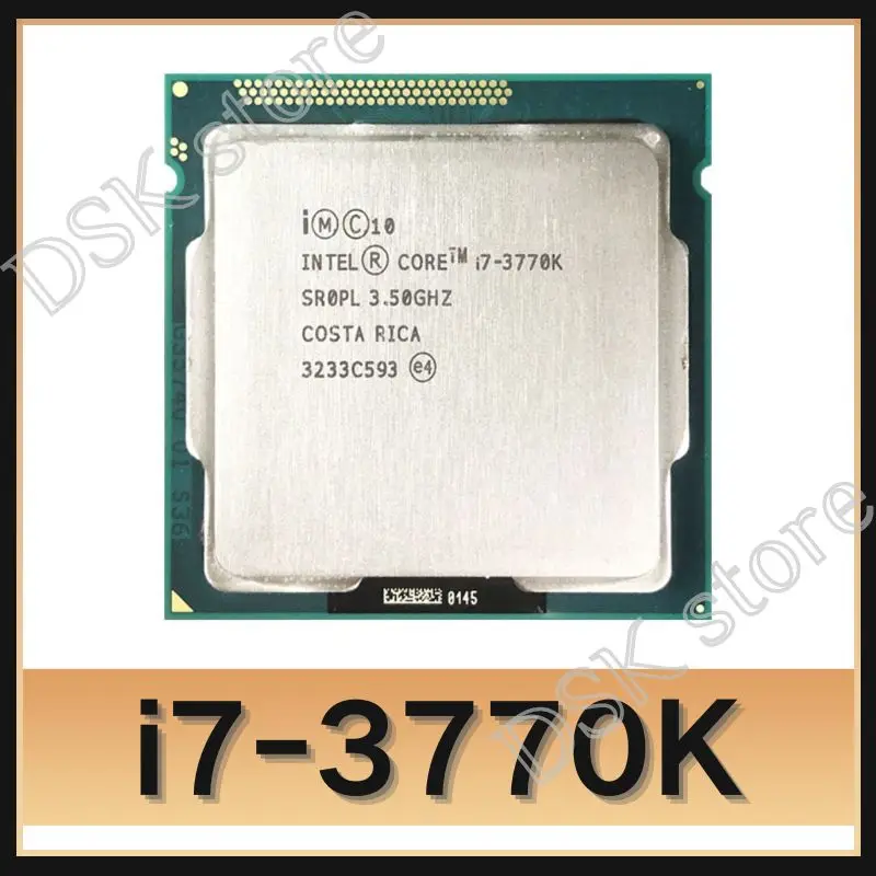 쿼드 코어 CPU 프로세서, 코어 i7-3770K i7, 3770K, 3.5 GHz, 8M, 77W, LGA 1155