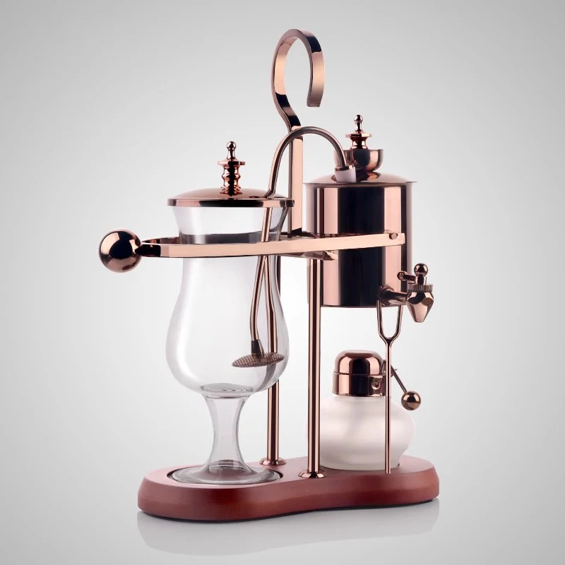 Luxury Rose Gold Balancing roayl syphon coffee maker/Siphon coffee maker /Tea pot with top quality ,perfect chrsitmas gift - Image 2