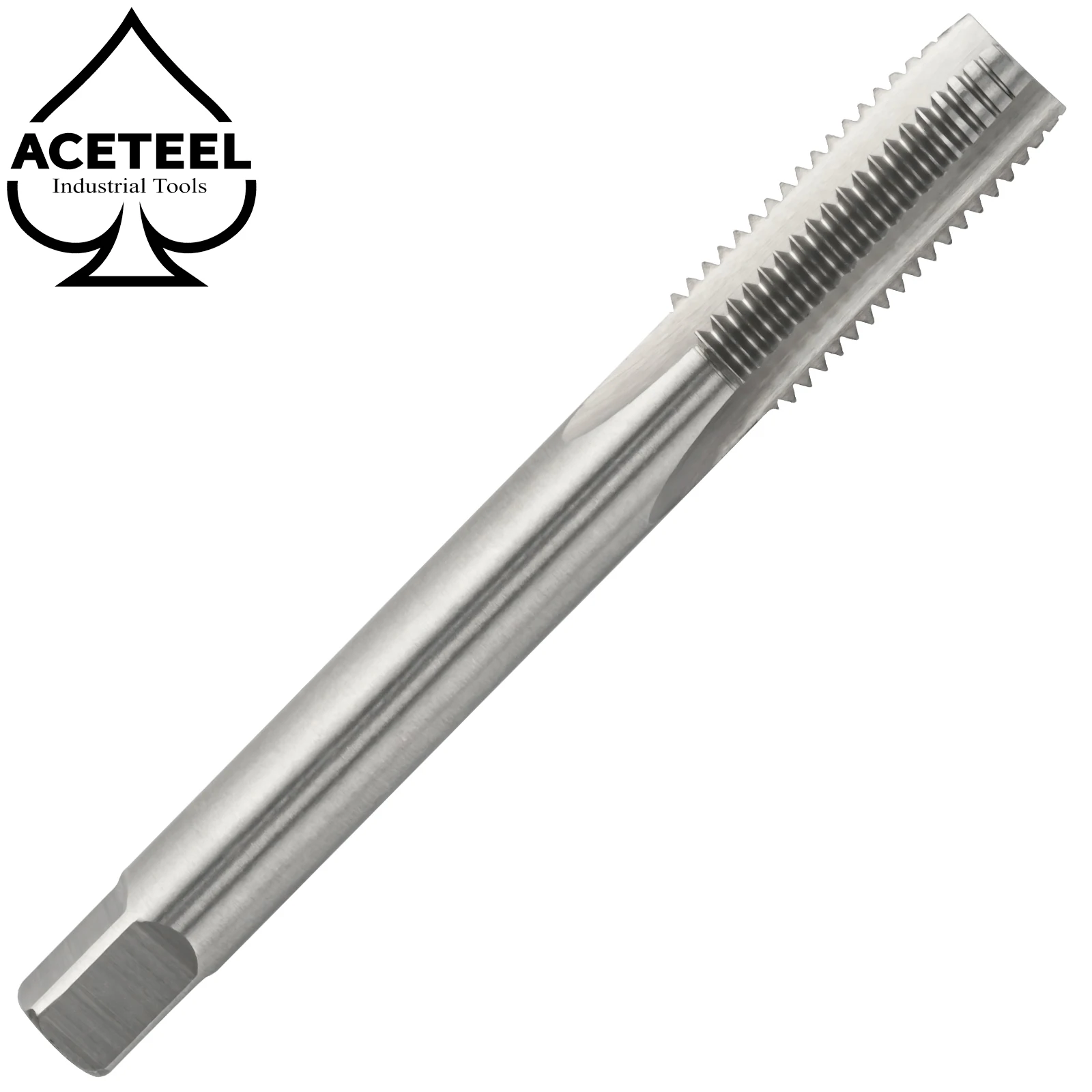 Aceteel 5/16" 18 UNC Machine Tap, HSS 5/16 x 18 UNC Thread Tap Left