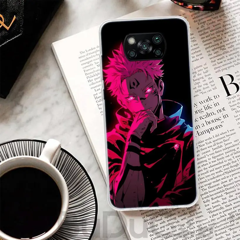 Kaisen J-Jujutsu Ryomen Sukuna Themed Protective Phone Case with Print Design