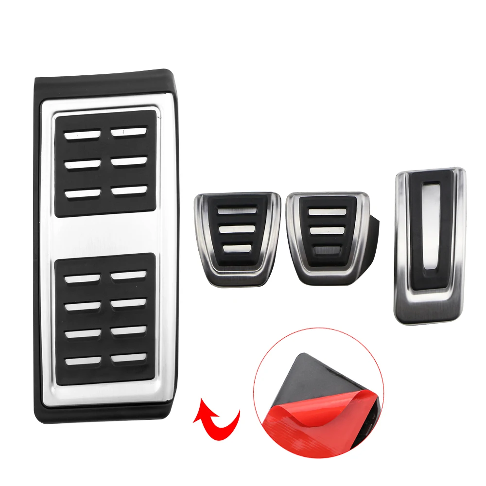Seat Tarraco Ibiza LEON Arona Ateca Auto Pedals Stainless Steel Gas Accelerator Fuel Brake Pedal Cover